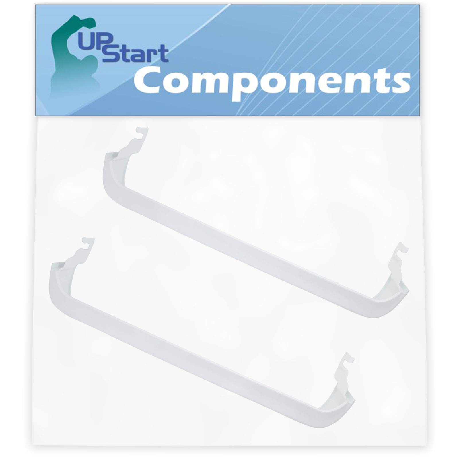 2-Pack Refrigerator Door Bin Shelf Replacement for Kenmore/Sears 253.73764304 - Compatible with AP2115859, Fits 240338001 - Perfect for Organizing Food & Drinks in Your Fridge