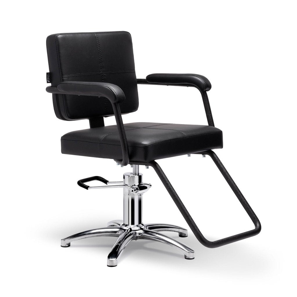 Lanvain Blake Styling Chair 63 - Modern Salon Styling Chair for Hairdressers & Barbers | Perfect for Salon, Spa & Home Use