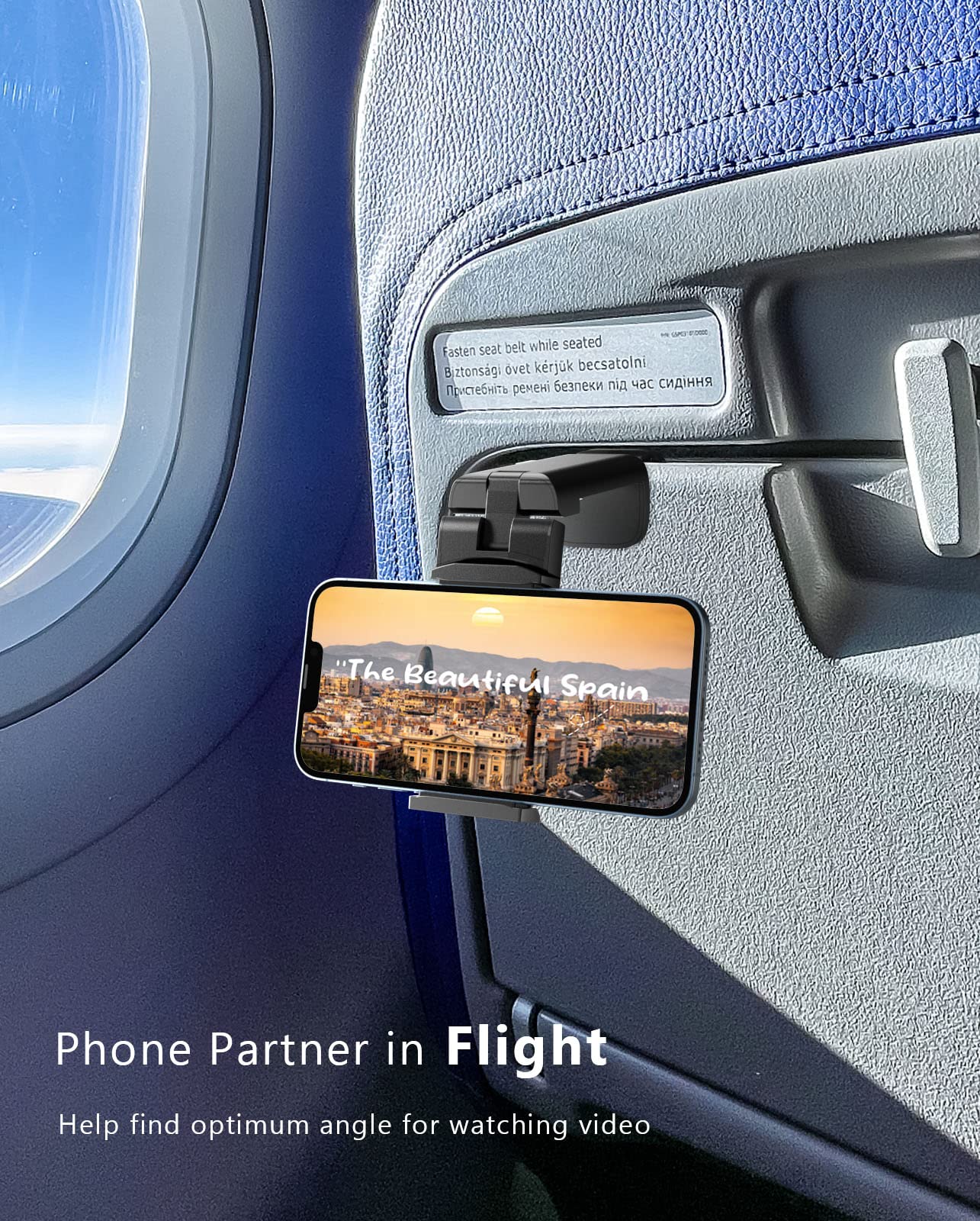 **MiiKARE Universal Airplane Phone Holder with 1/4