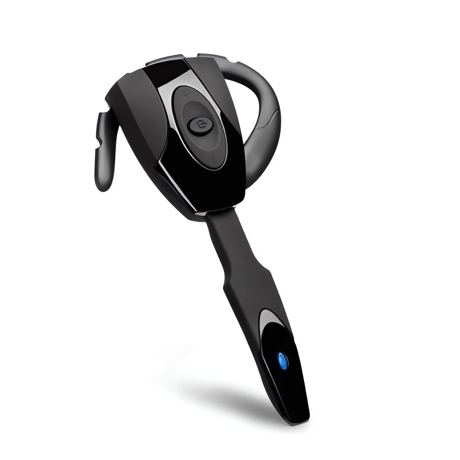 Wireless Bluetooth Headset V5.0 with Noise Cancelling Microphone - Single Ear Lightweight Headphones for Business, Office, Driving & Sports | Hands-Free Calling, Rechargeable Earpiece for Professionals & Active Lifestyles