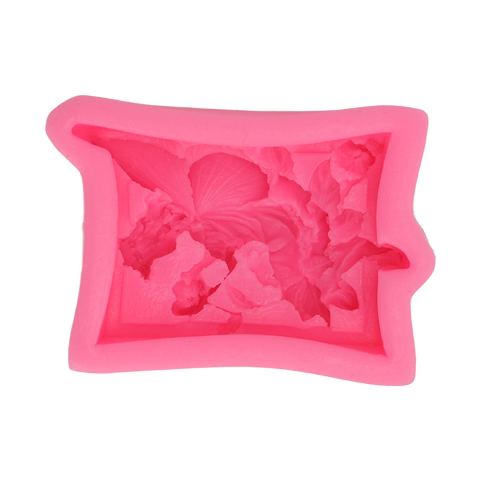 Premium Silicone Molds for Baking - Fine Workmanship Lightweight Fondant Molds for Cake Decorating, DIY Handicrafts | Perfect for Home Kitchen, Bakery & Cake Shop (Set of 6) | Ideal for Cupcakes, Cookies, Chocolate Making & Party Desserts