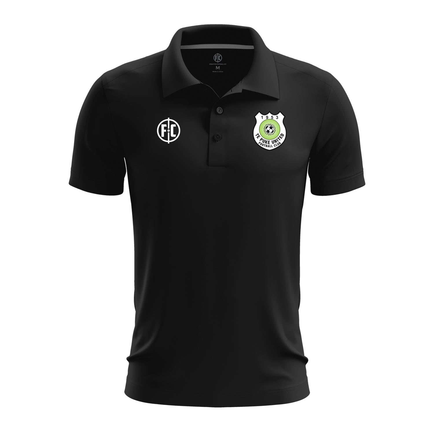 Premium Te Puke United Club Polo Shirt for Men & Women - Breathable Cotton Golf Polo - Perfect for Golf, Tennis & Casual Wear