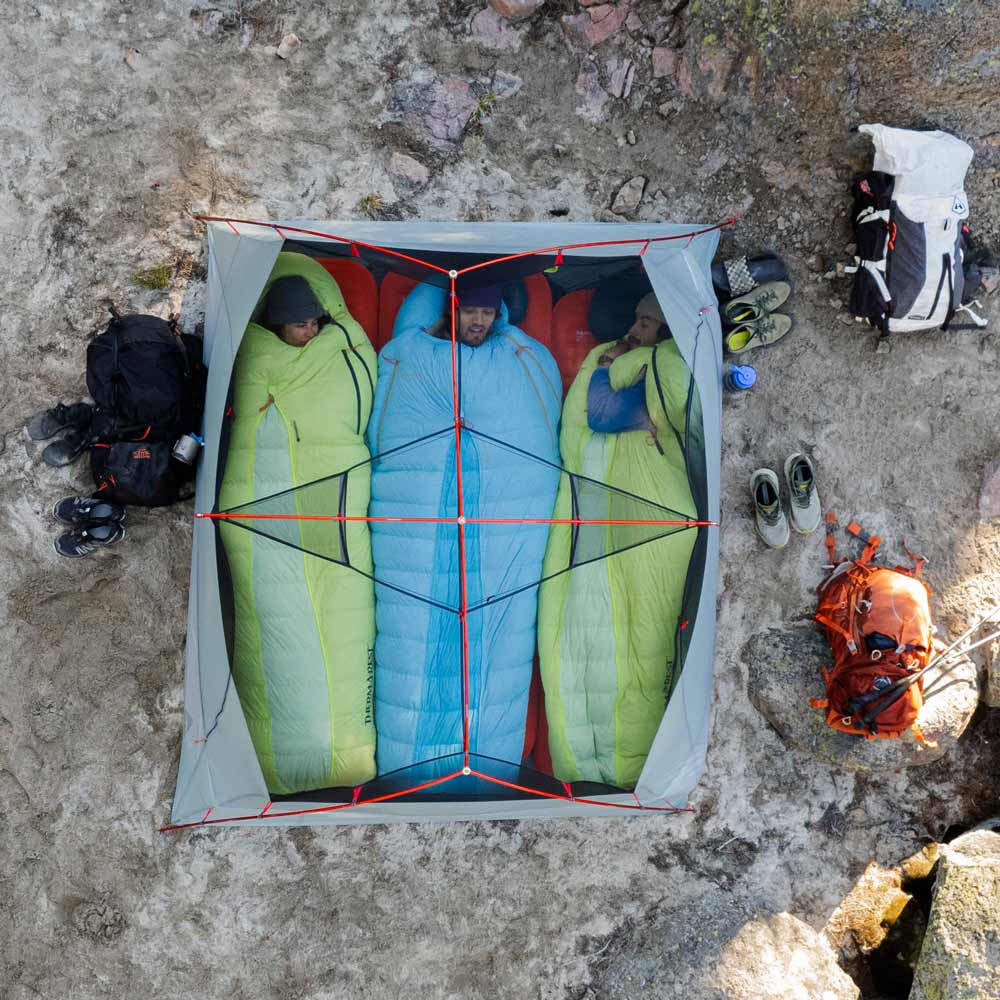 MSR Hubba Hubba LT 3-Person Lightweight Backpacking Tent - Ultralight 3-Season Camping Tent for Hiking, Backpacking & Outdoor Adventures