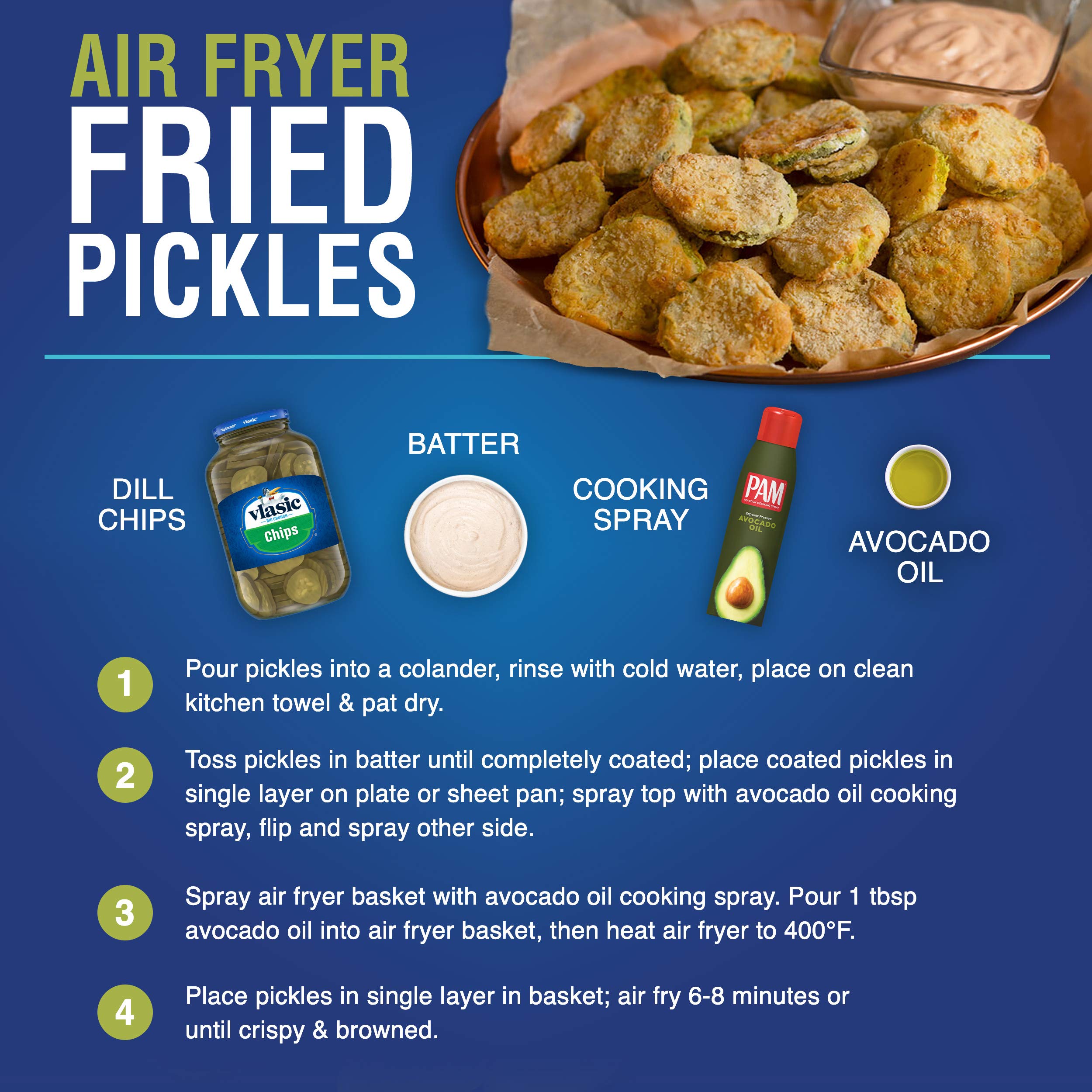 Vlasic Zesty Bread and Butter Pickle Chips - 12 Pack (24oz Jars) | Crunchy Sweet & Tangy Pickles for Burgers, Sandwiches & Snacking