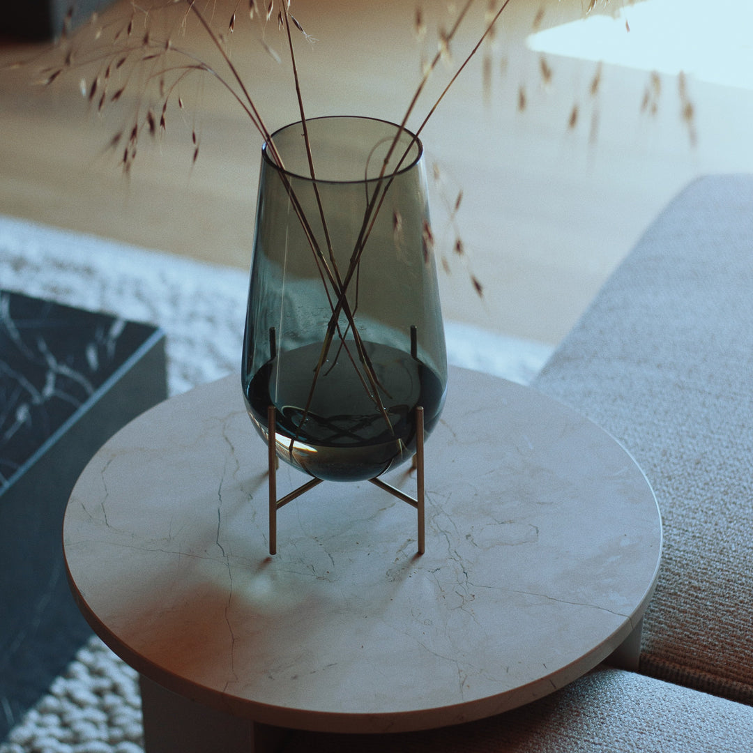 Theresa Arns Echasse Vase - Modern Ceramic Home Decor for Dining Table, Living Room & Office - Perfect for Flowers, Centerpieces & Interior Design
