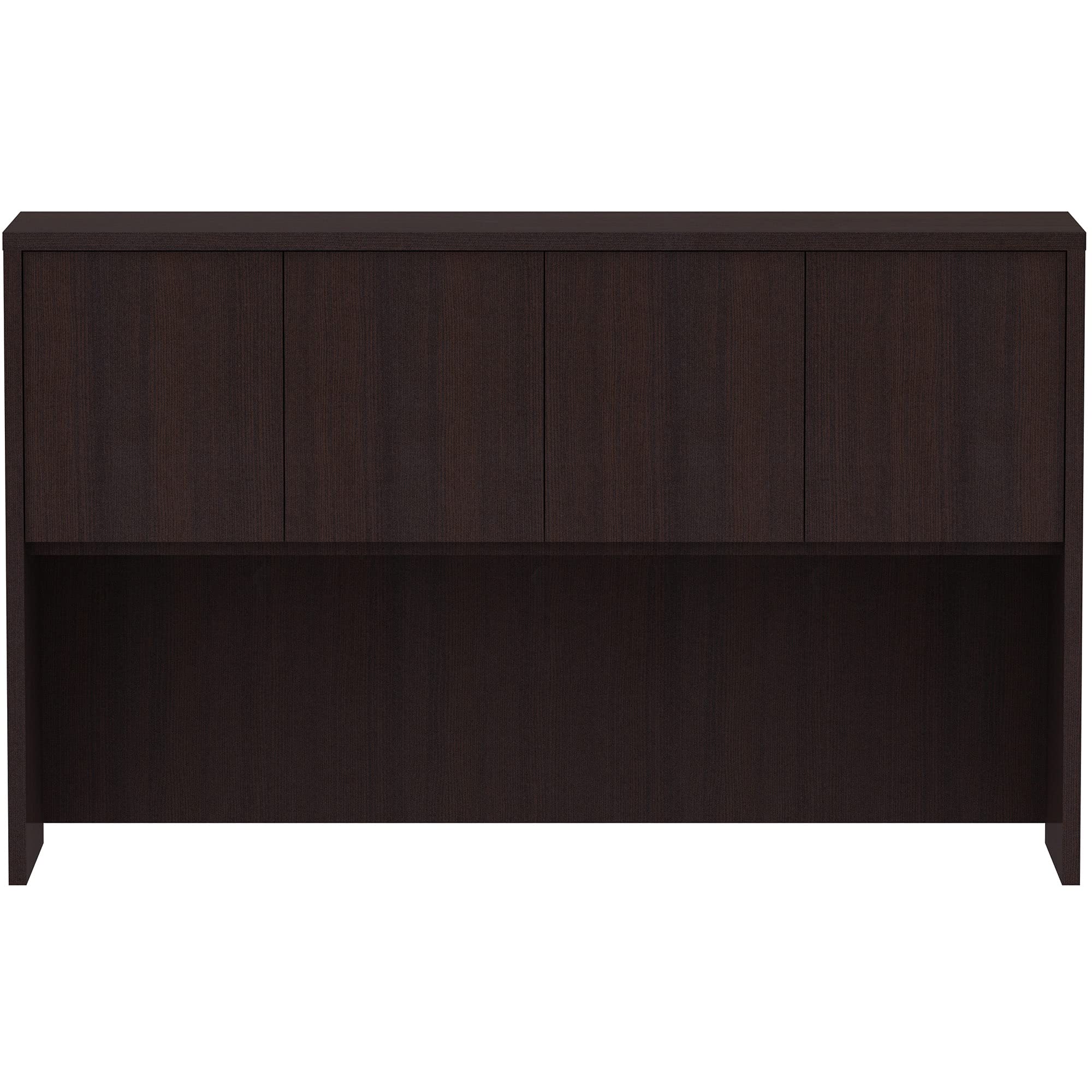 Lorell Espresso Desk Hutch - Stylish Home Office Storage