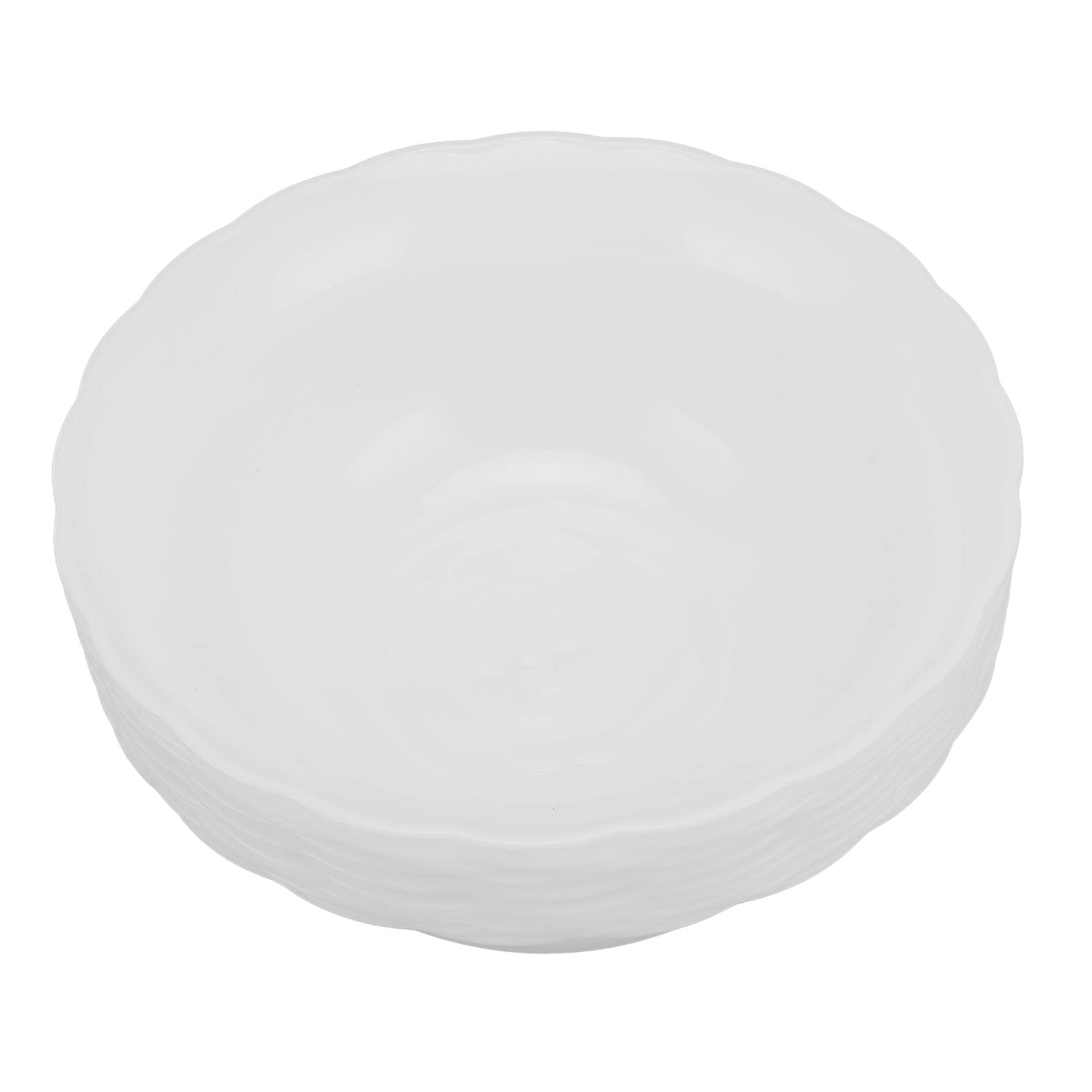 Portable Plastic Wash Basin for Face & Skin Care - 10pcs Round Professional Salon Bowls | Perfect for Beauty Salons, Spas, Home Use & Travel
