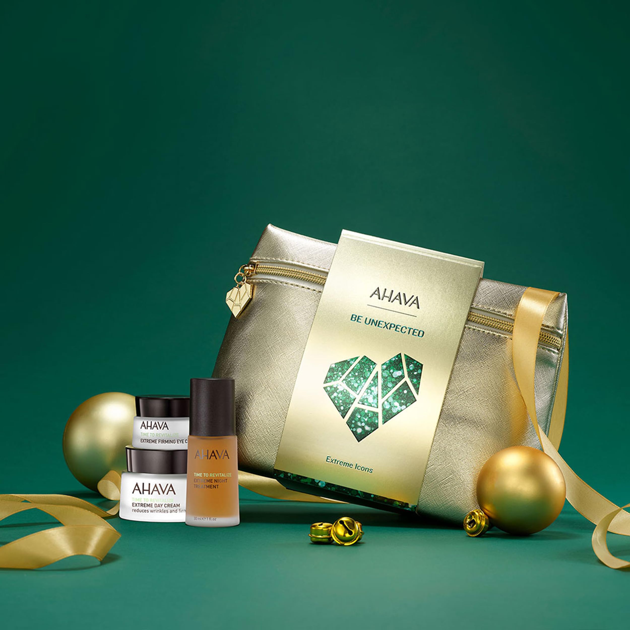 AHAVA Dare to Glow Gift Set - Luxurious Dead Sea Skincare Set with Mineral-Infused Body Lotion & Hand Cream - Perfect for Spa Nights, Self-Care Rituals & Holiday Gifting