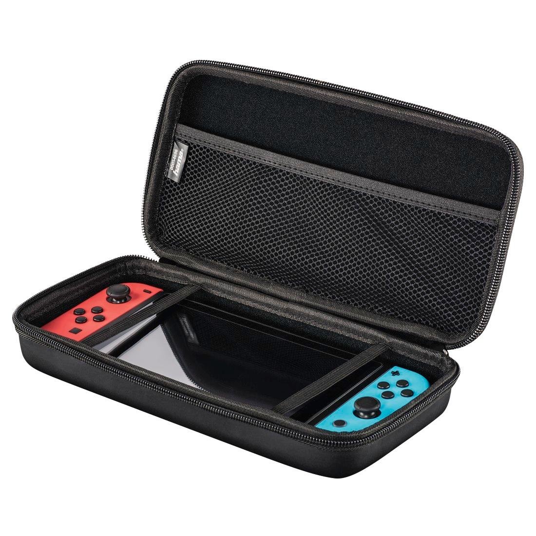 Hama Protective Hard Case for Nintendo Switch - Durable Travel Storage for Gaming Console & Accessories - Perfect for Travel, Commuting & Home Storage