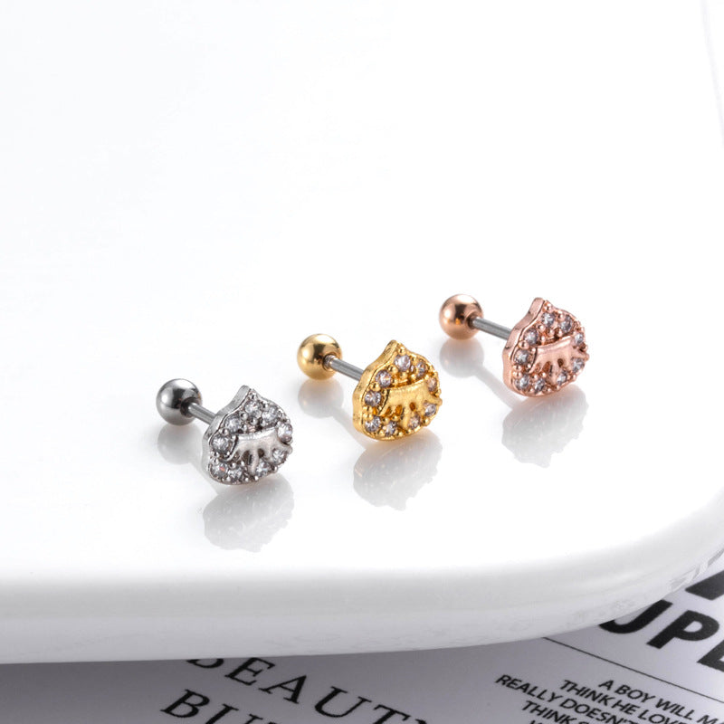 20G Cartilage Surgical Steel Flower Tiny Ball Back Earrings - Hypoallergenic Stud Earrings for Women | Perfect for Daily Wear, Parties & Gifts