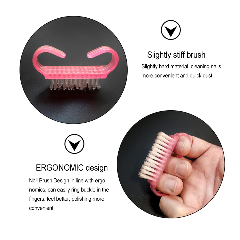 Professional Nail Dusting Brush - Clean Brush for Manicure & Pedicure Dust Removal, Salon & Home Nail Care Accessories, Beauty Tool (Black) - Perfect for Salon Professionals & At-Home Nail Care