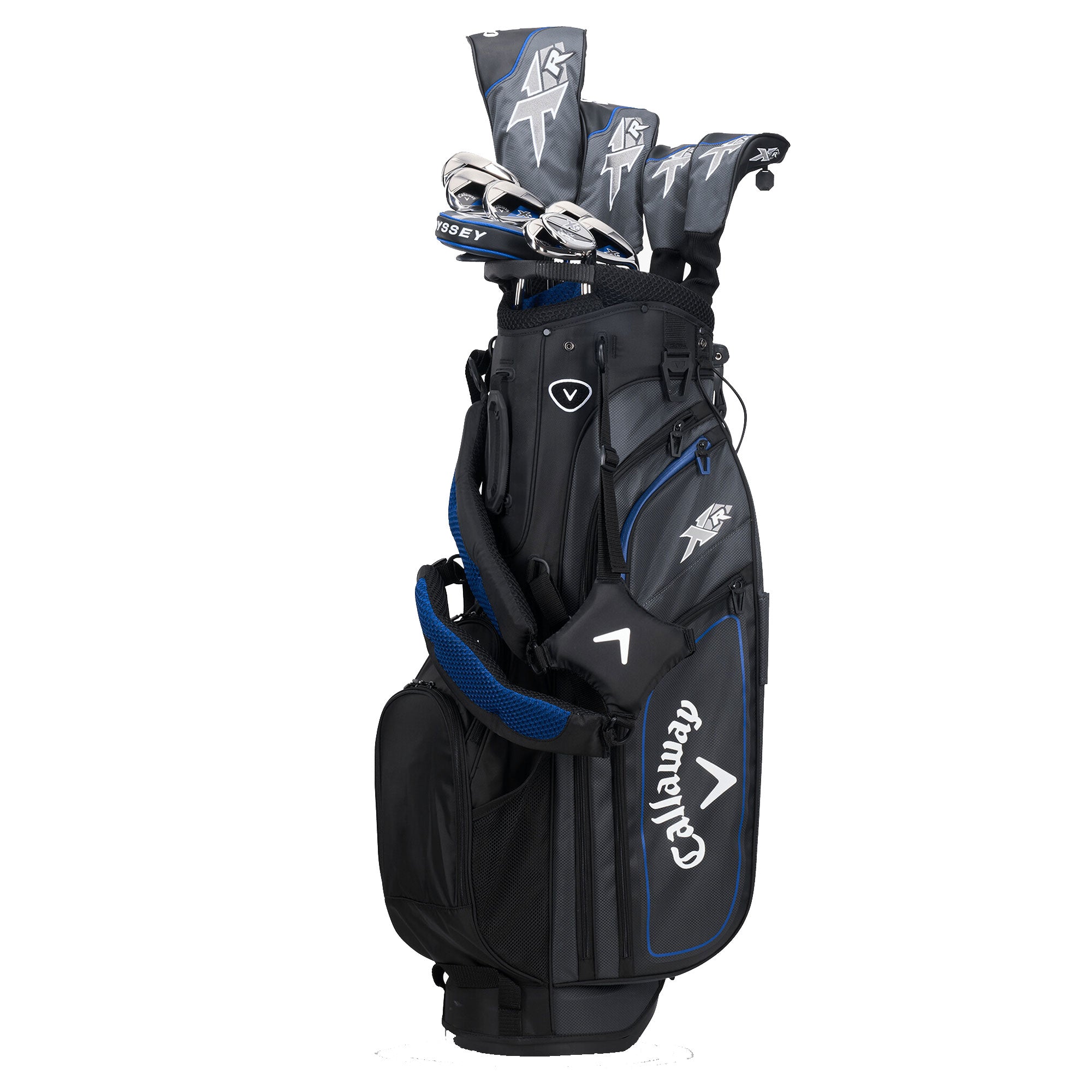Callaway XR Right Hand Men's Complete Golf Stand Bag Set with 12-Piece Clubs - Perfect for Golfers & Tournaments | Lightweight & Durable Golf Equipment for Driving Range & Course Play