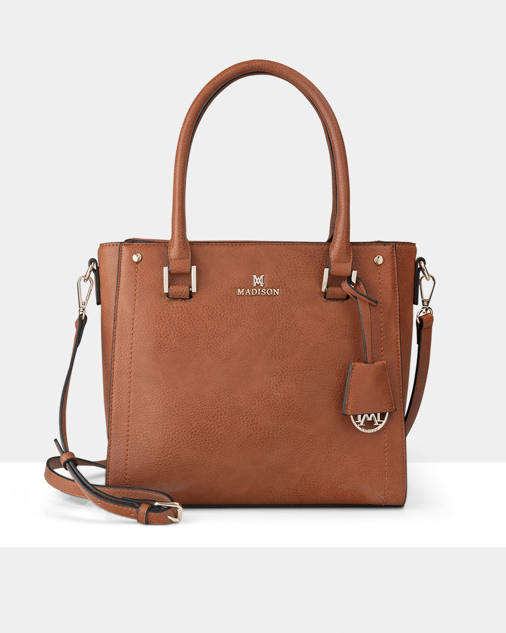 Angie Medium 3-Compartment Crossbody Satchel Bag with Adjustable Graphic Strap - Perfect for Work, Travel & Everyday Use