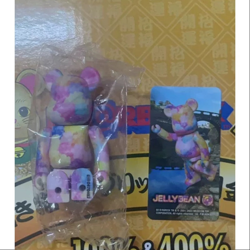 Bearbrick Series 47 JELLYBEAN 100% Collectible Vinyl Art Toy - Limited Edition Designer Figure for Display & Gift - Perfect for Home Decor, Office Display, and Anime Collectors