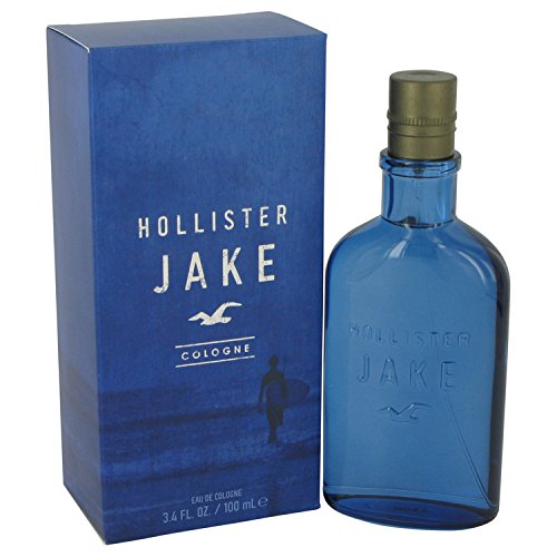 Hollister Jake Blue 3.4 oz Eau De Cologne Spray for Men - Fresh Citrus & Woody Fragrance - Perfect for Daily Wear, Date Nights & Special Occasions