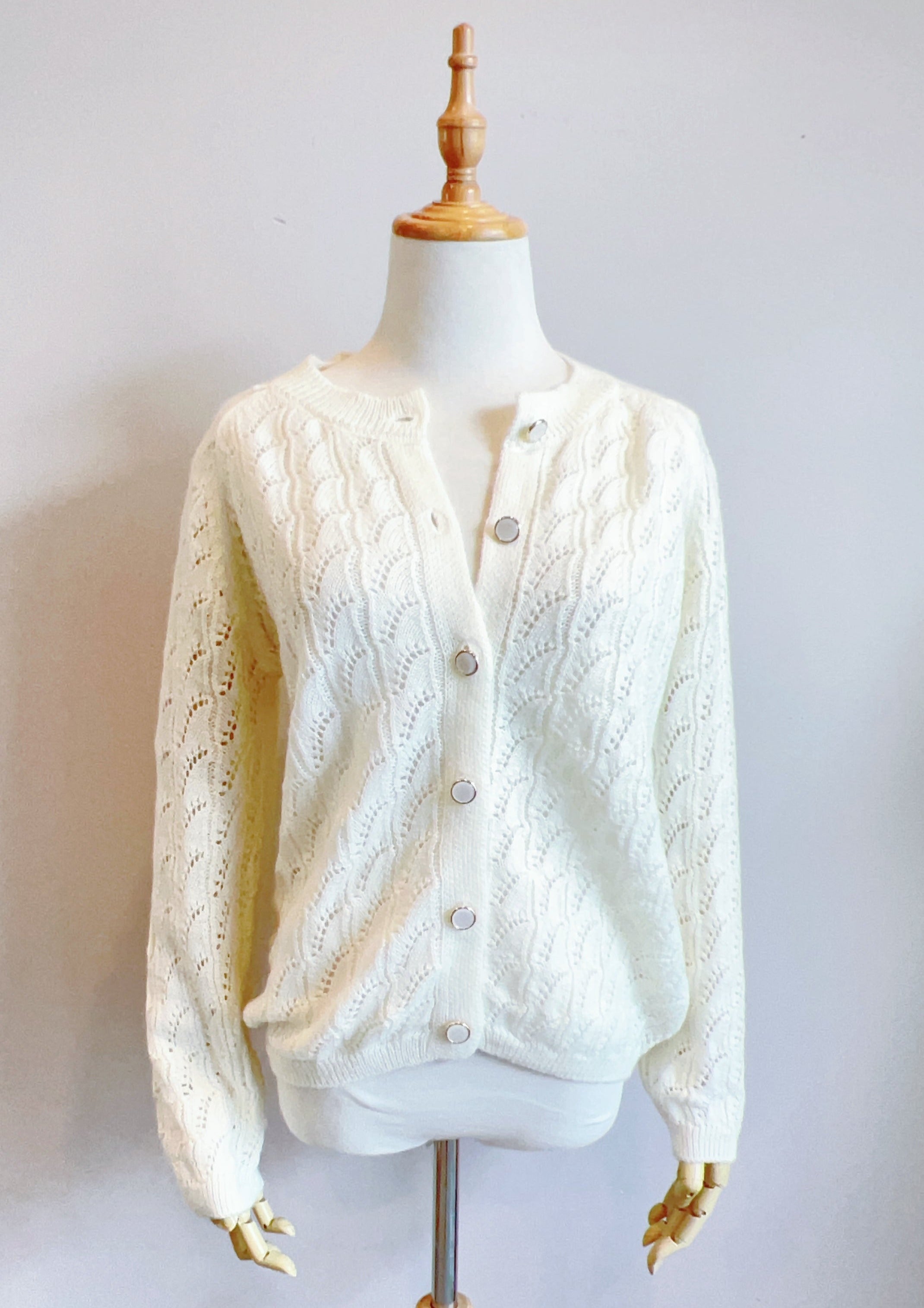 French Style Bridal Ivory Cardigan - Elegant Lace Wedding Cover-Up for Brides, Bridesmaids & Formal Events - Perfect for Church Ceremonies, Garden Weddings & Photo Shoots