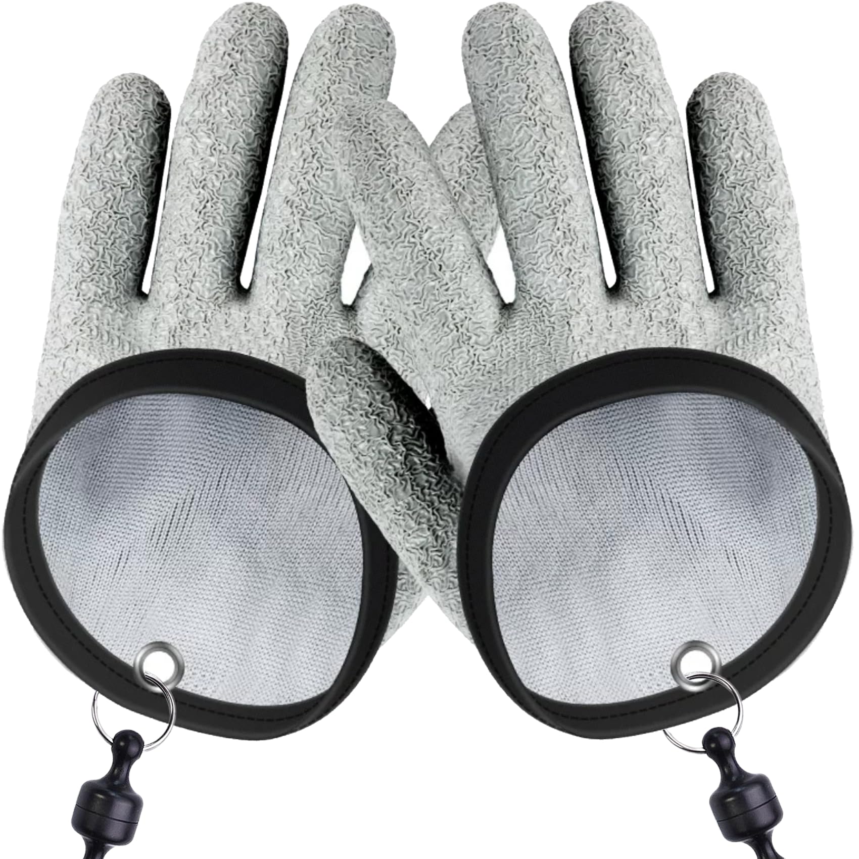 **Zoranala 2Pcs Magnetic Fishing Gloves for Men - Anti-Slip, Puncture-Proof, Professional Grade for Handling, Catching & Cleaning Fish - Ideal for Fishing, Hunting & Outdoor Adventures**    *(Use Case: Perfect for anglers, hunters, and outdoor enthusiasts who need durable, secure grip gloves for handling fish, cleaning catches, and outdoor activities.)*
