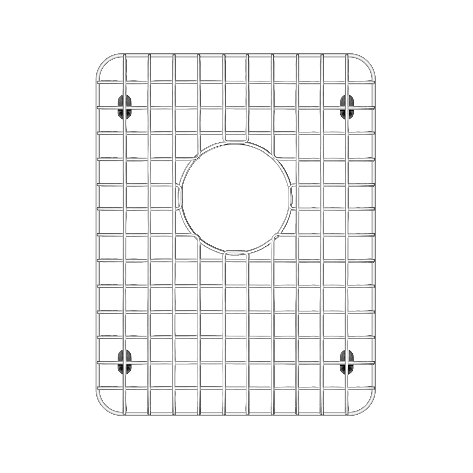 Whitehaus Collection WHNC3220SG Stainless Steel Kitchen Grid Organizer - Perfect for Pantry, Cabinet, and Countertop Storage