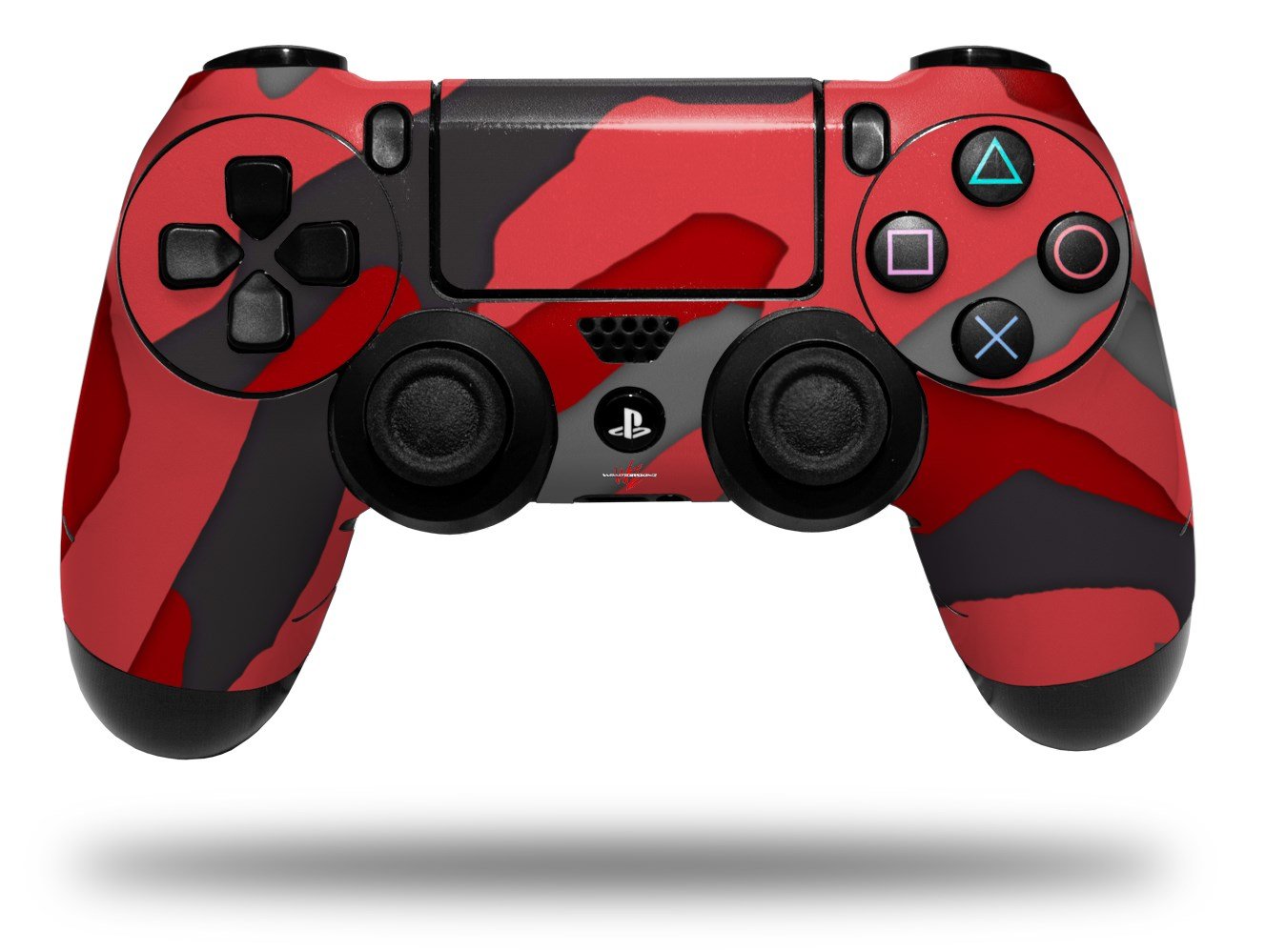 Original Sony PS4 DualShock Controller Skin - Camouflage Red Design for PlayStation 4 Slim & Pro Models | Protective Cover for Gaming, Travel & Home Use (Controller Not Included)