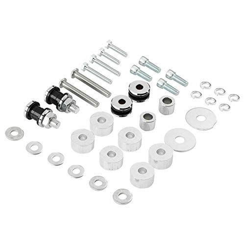 Green-L Black Two Up Luggage Rack & Docking Hardware Kit for Harley Touring 1997-2008 | Motorcycle Storage Solution for Long Rides & Road Trips