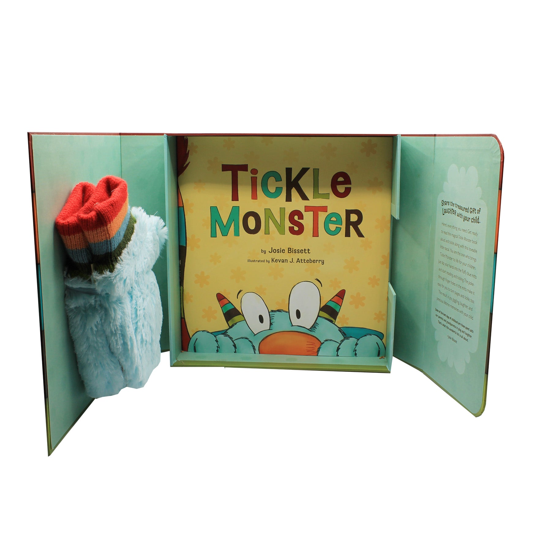Compendium Tickle Monster Laughter Kit with Magical Mitts - Fun Family Game for Kids & Parents - Perfect for Playtime, Birthday Parties & Bonding Activities