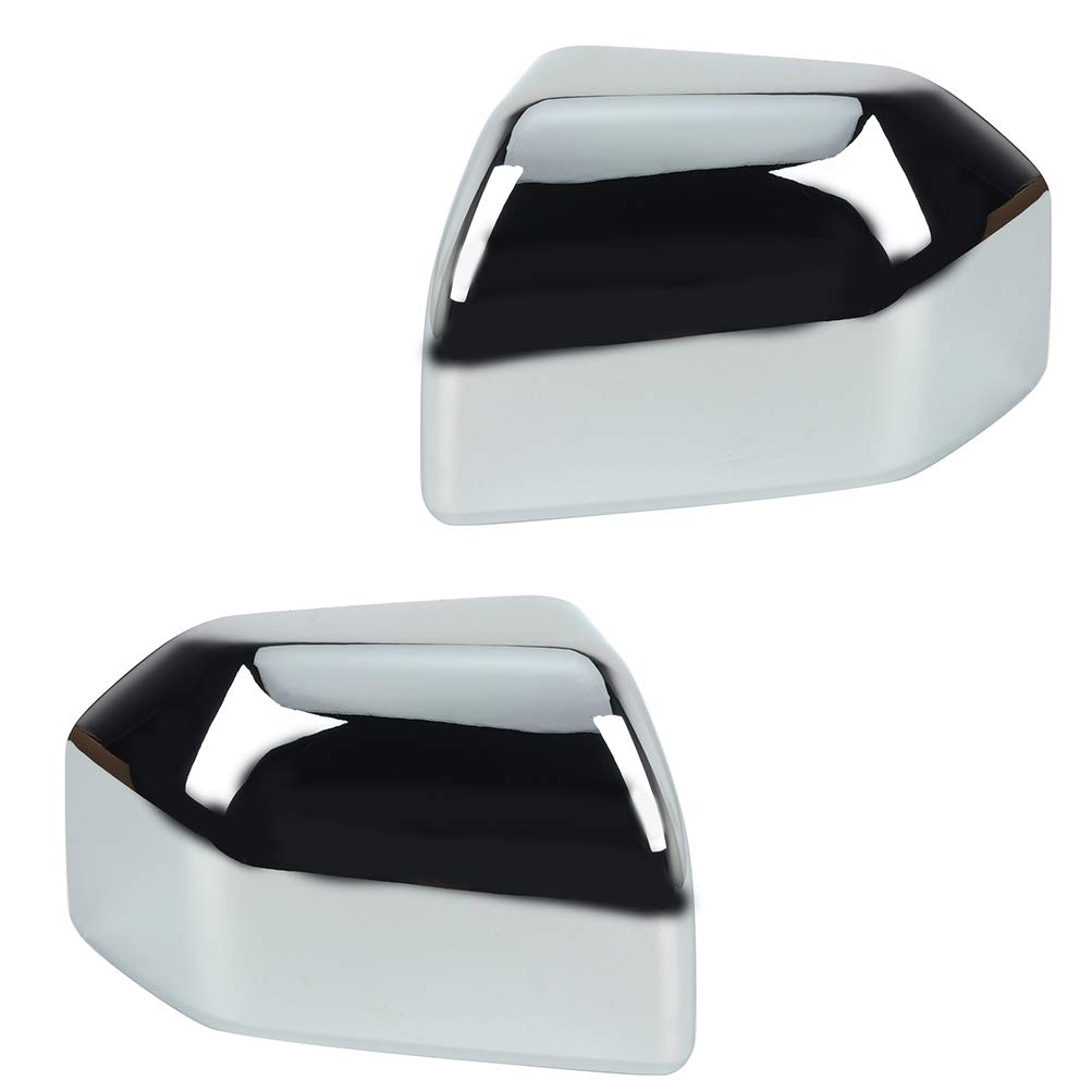 SCITOO Power Heated Side Mirrors with Turn Signal - Compatible with Ford F-150 2015-2018 Models | Chrome Finish, Left & Right Replacement | Perfect for Winter Driving & Enhanced Safety