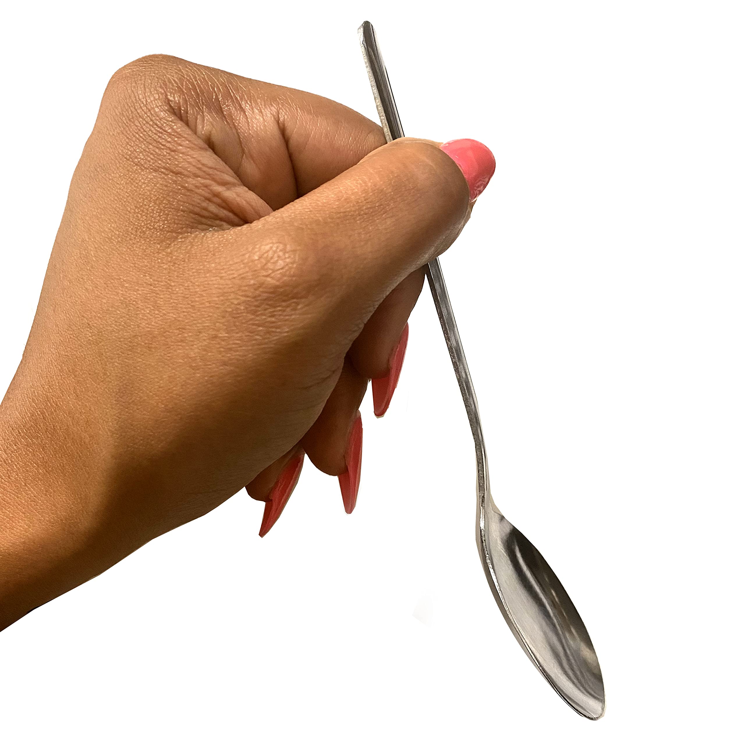 24-Piece Stainless Steel Bouillon Soup Spoons Set - Round Ice Cream Scoop & Kitchen Utensils for Soup, Dessert, and Serving - Perfect for Restaurants, Catering, and Home Use
