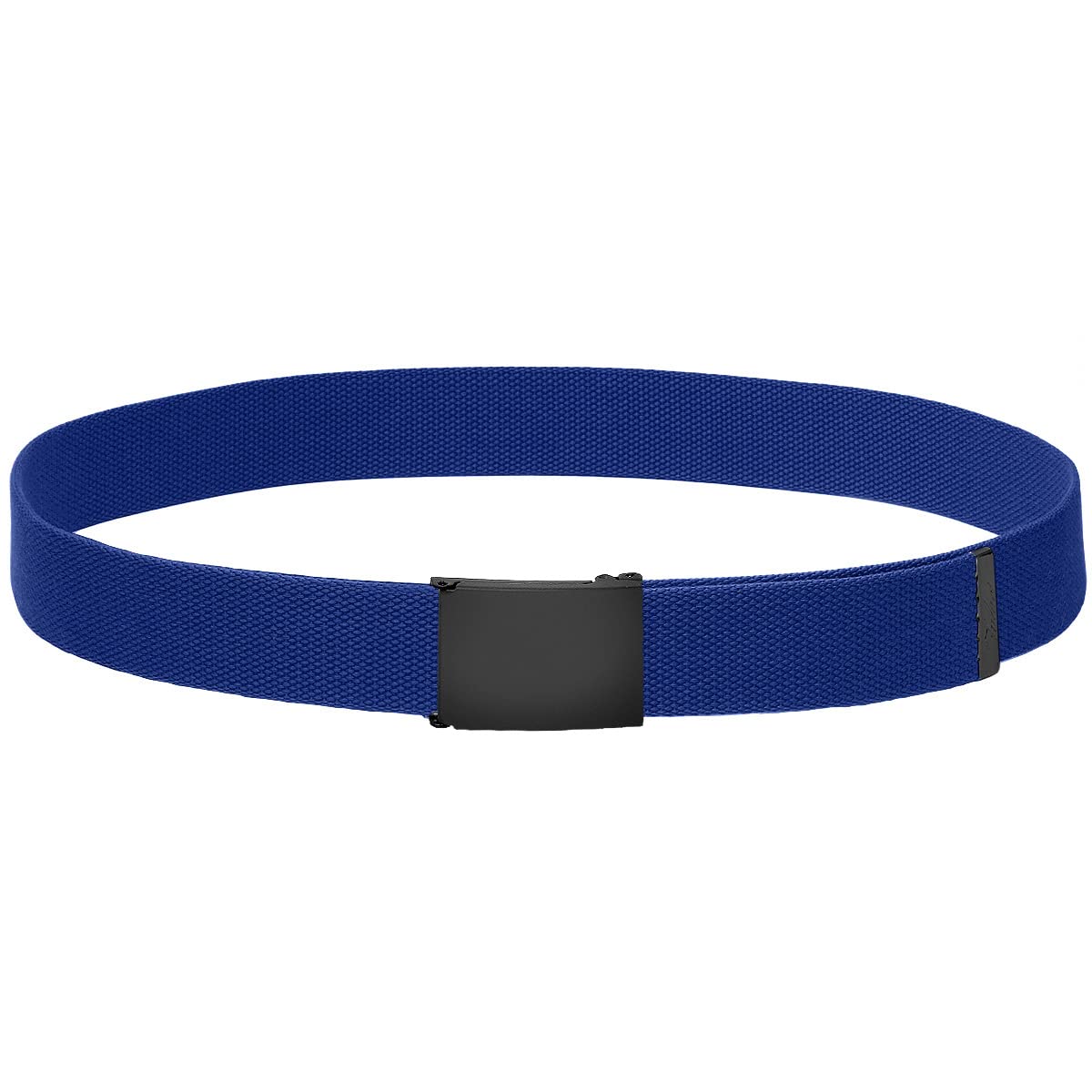 Falari Adjustable Canvas Web Belt for Men & Women - Cut to Fit Golf Belt with Flip Top Buckle - Perfect for Golf, Casual Wear & Outdoor Activities