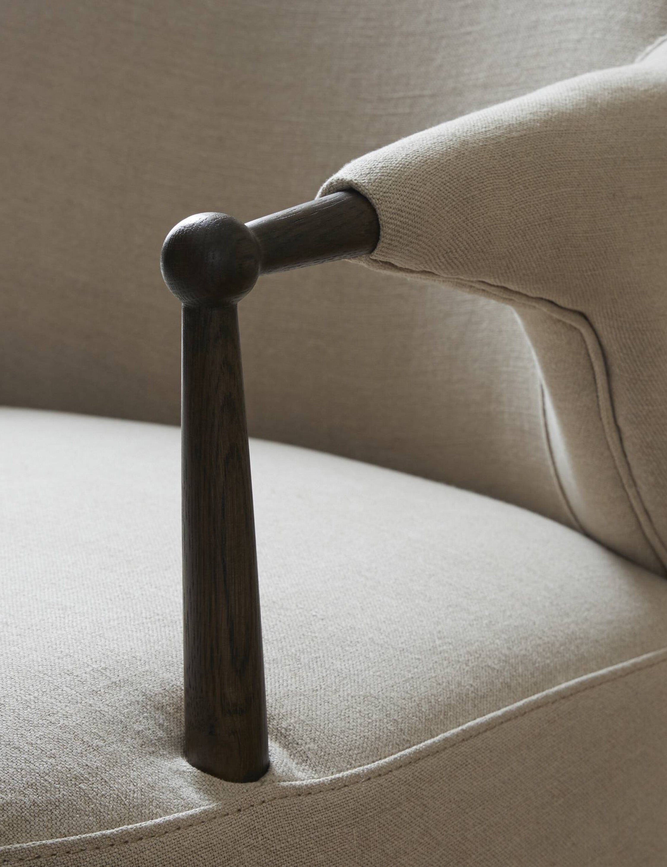 Brently Accent Chair by Amber Lewis x Four Hands - Modern Upholstered Lounge Chair for Living Room, Bedroom & Office Decor - Perfect for Reading Nook or Cozy Corner