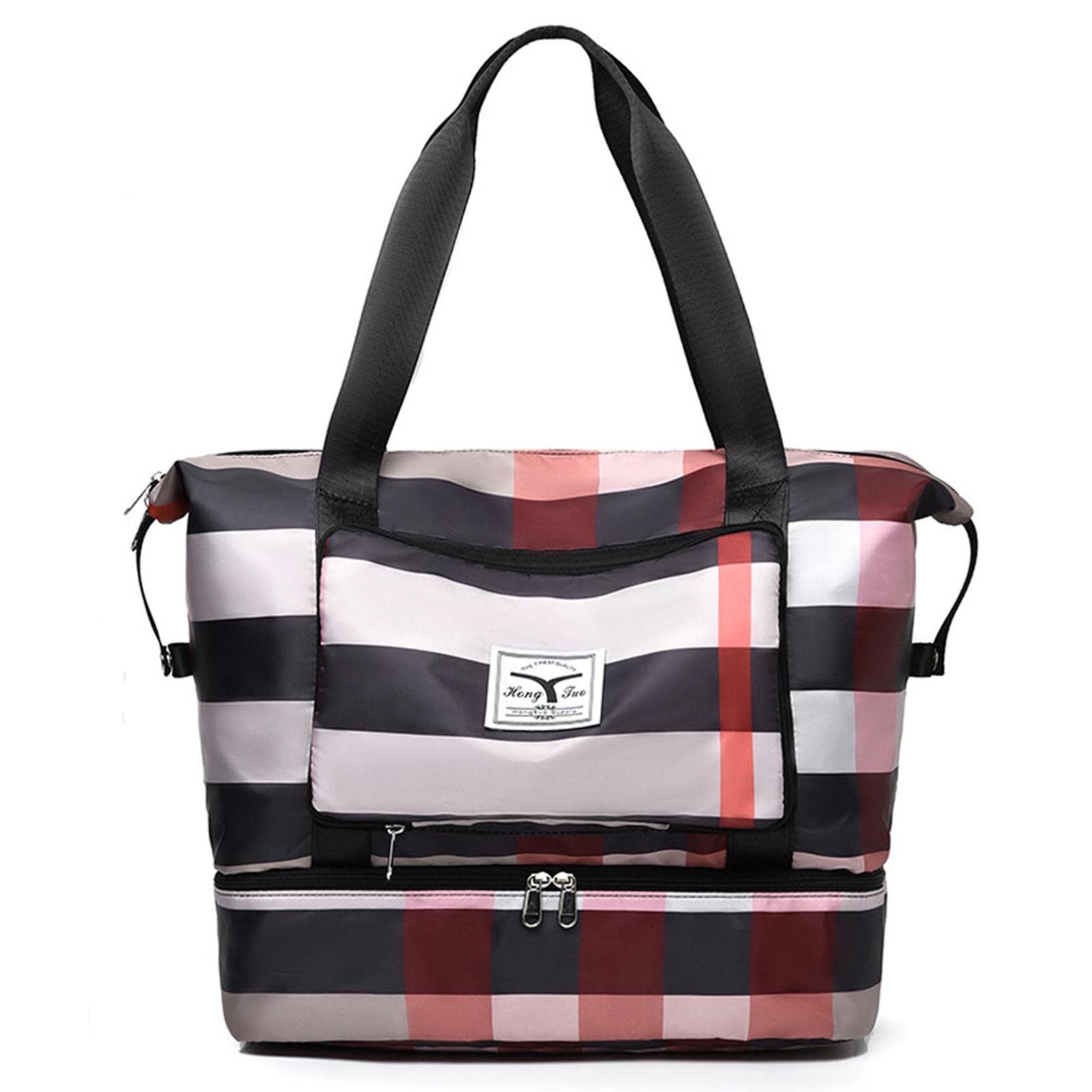 Stylish Sports Duffel Bag for Gym & Travel - Large Capacity Waterproof Fitness Bag with Wet/Dry Compartments - Perfect for Workout, Weekend Getaways & Business Trips (Unisex Design for Men & Women)