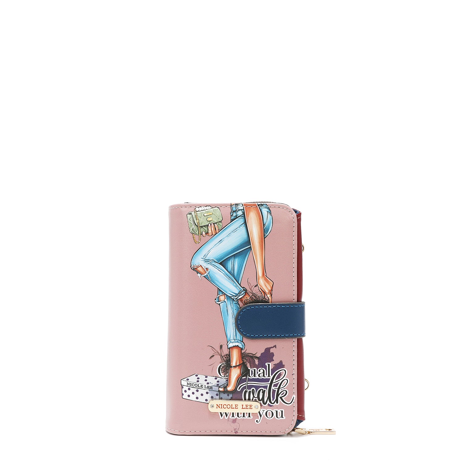 2-Piece Fashion Accessories Set - Stylish Watch & Crossbody Phone Case Wallet for Women | Perfect for Travel, Shopping, and Everyday Use