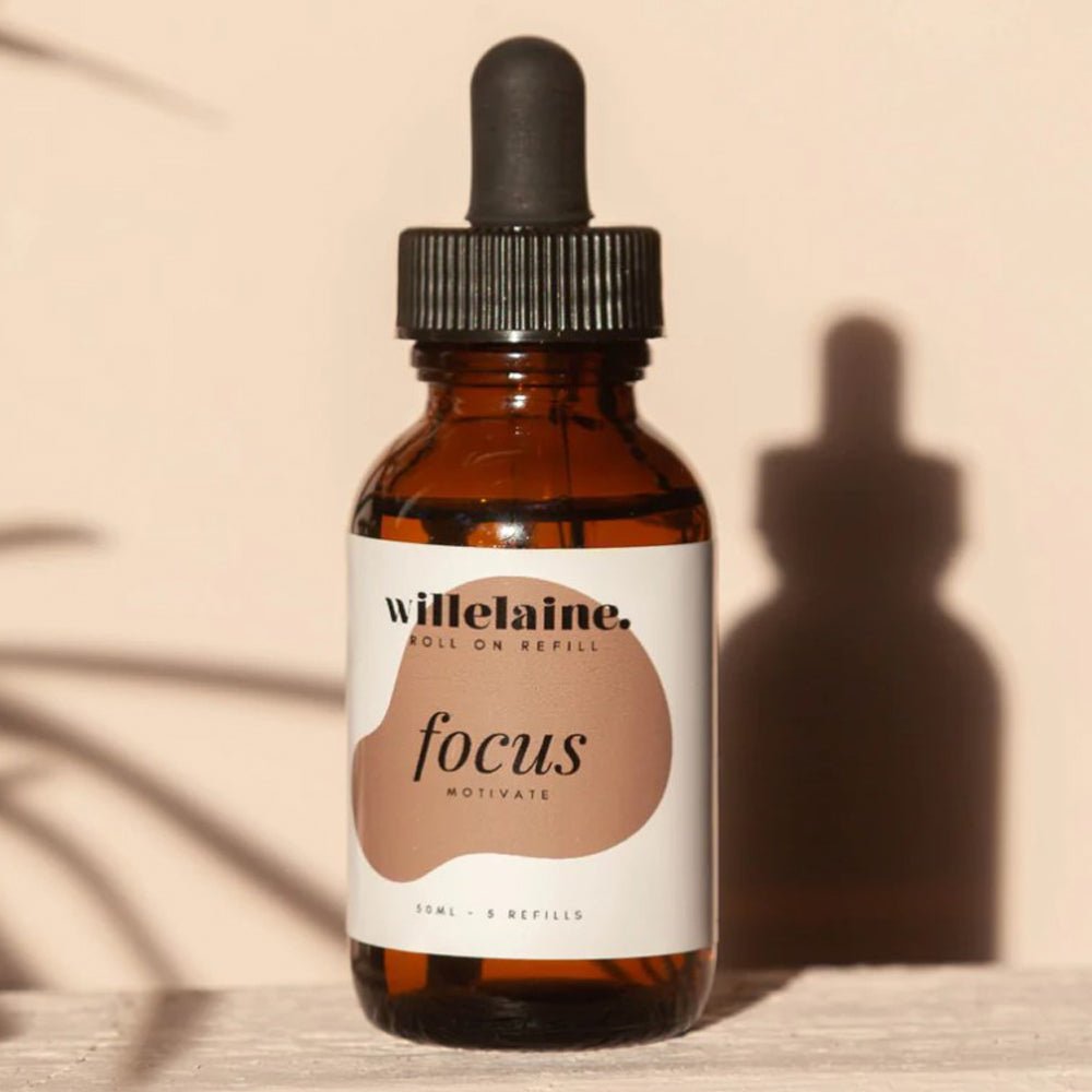 Focus Essential Oil Roll On Refills - 10 Pack Aromatherapy Roller Bottles for Stress Relief, Relaxation & Sleep - Perfect for Travel, Yoga & Meditation