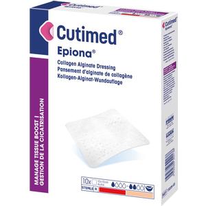 BSN Jobst Cutimed Epiona Collagen Alginate Wound Dressing 4x4 Inches - Advanced Wound Care for Diabetic Ulcers, Pressure Sores & Surgical Wounds