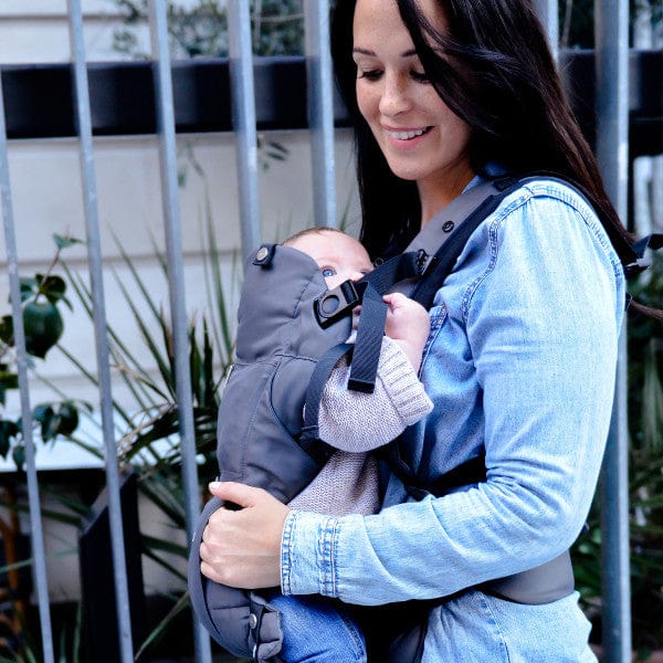 Diono Carus Complete 4-in-1 Baby Carrier & Car Seat Travel System with Detachable Backpack - Perfect for Travel, Shopping & Daily Use with Newborns & Toddlers