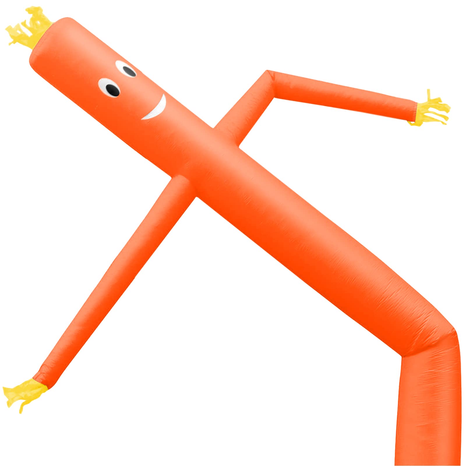 20ft Tall Orange Air Inflatable Dancer Tube Puppet with Blower Fan - Halloween Party Decoration, Car Dealership Promotion, Grand Opening Event Advertising