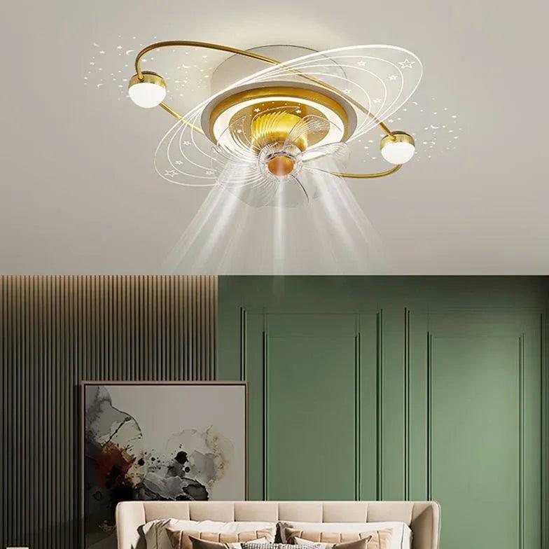 Modern Ceiling Fan with LED Lights - 3 Speed Remote Control, Quiet Reversible Motor - Perfect for Bedroom, Living Room & Office (52 Inch, Brushed Nickel)