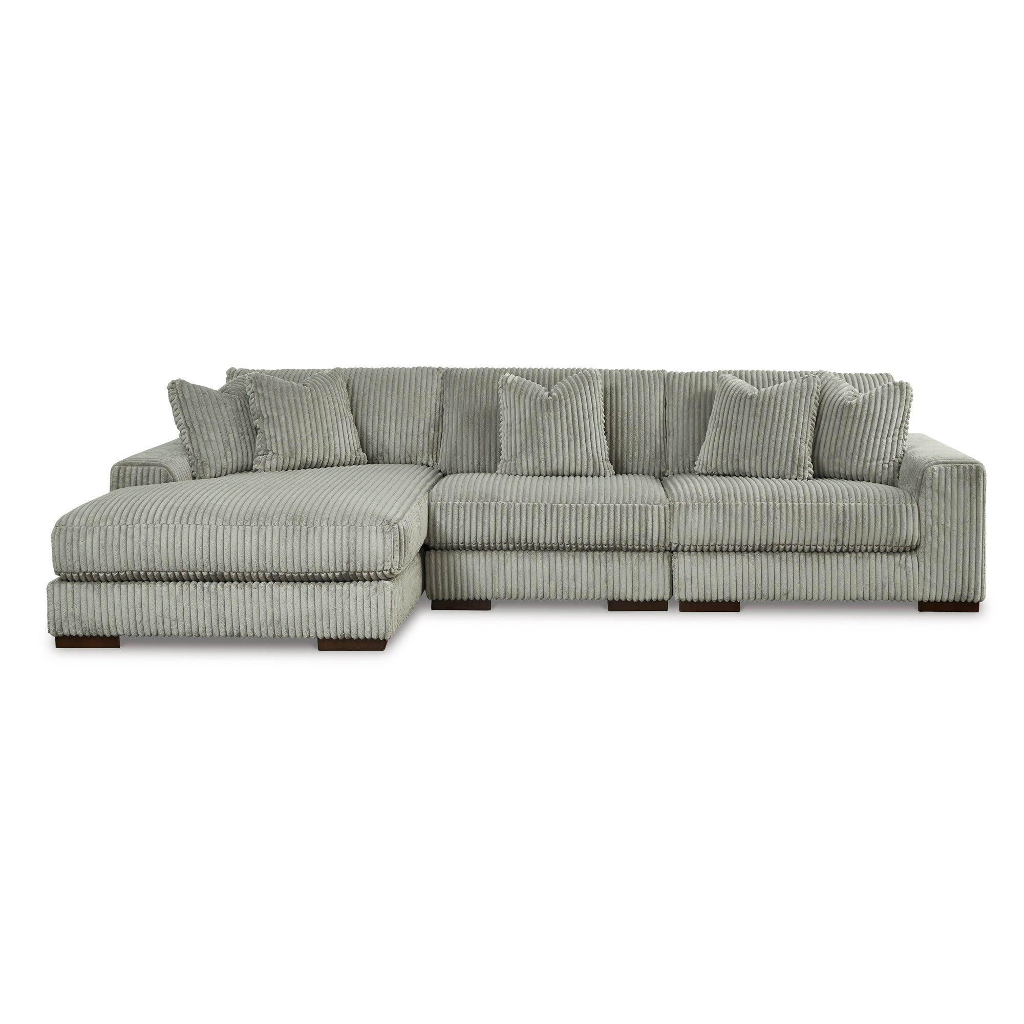 Lindyn 3-Piece Left Chaise Sectional Sofa Set - Modern L-Shaped Couch for Living Room, Family Room & Home Theater