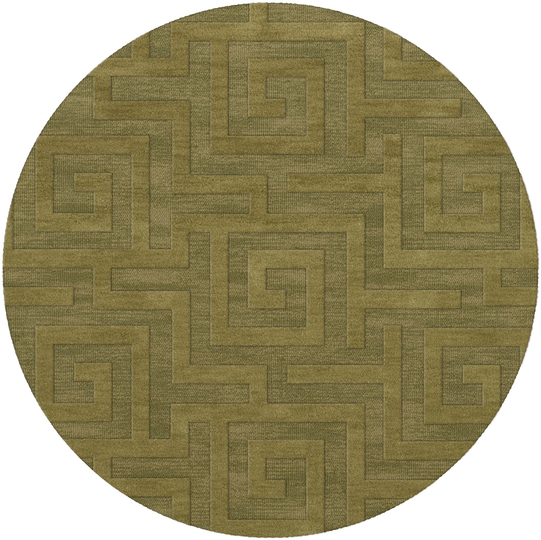 Dalyn Rugs Dover DV13 8' Round Area Rug in Pear Color - Perfect for Living Room, Bedroom, or Dining Room Decor