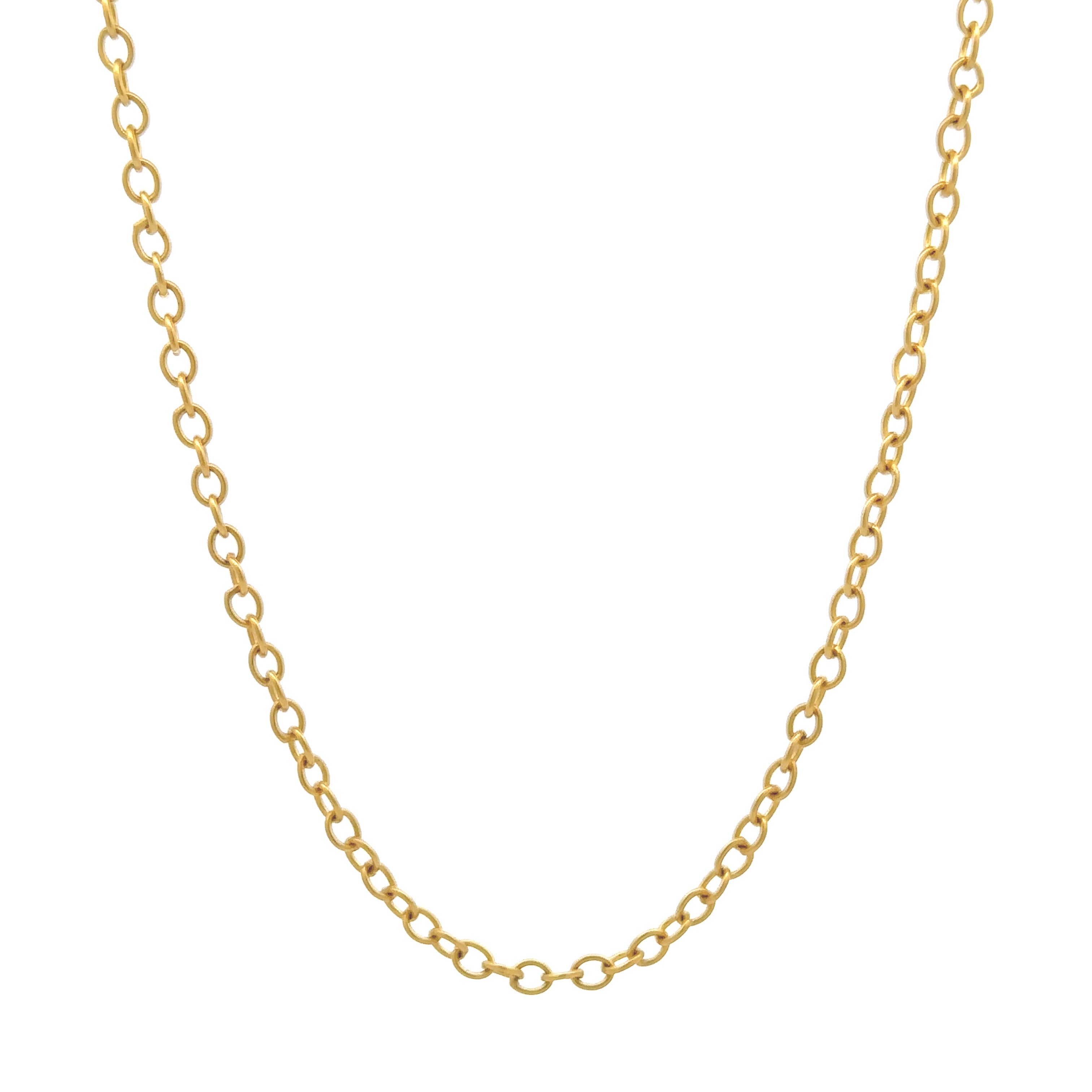 Stephanie Albertson Mini Lacy Oval Link Chain Necklace - Dainty Gold/Silver Layering Necklace for Women, Perfect for Everyday Wear, Date Night & Special Occasions