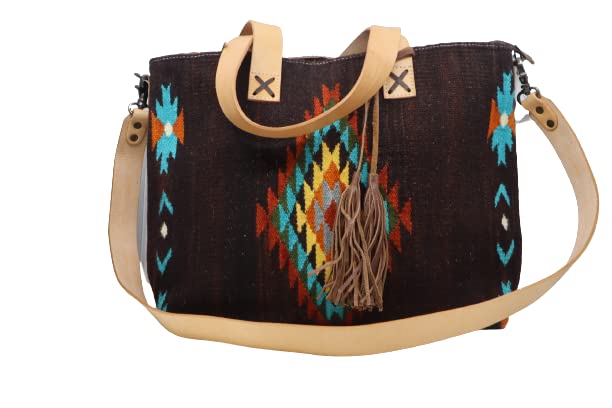 American Darling Large Tote Bag - Genuine Leather Concealed Carry Western Purse for Women with Adjustable Strap | Perfect for Work, Travel & Country Rodeo Events