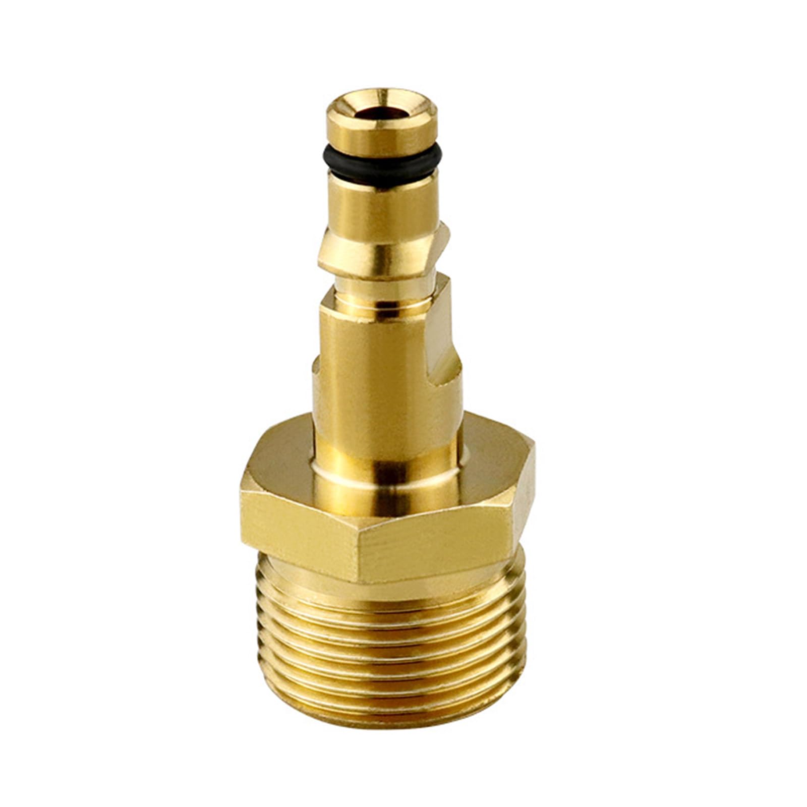 BLULILY Heavy Duty Brass Pressure Washer Hose Connectors - Quick Connect Fittings Adapter for Power Washers - Perfect for Car Washing, Deck Cleaning & Outdoor Equipment Maintenance