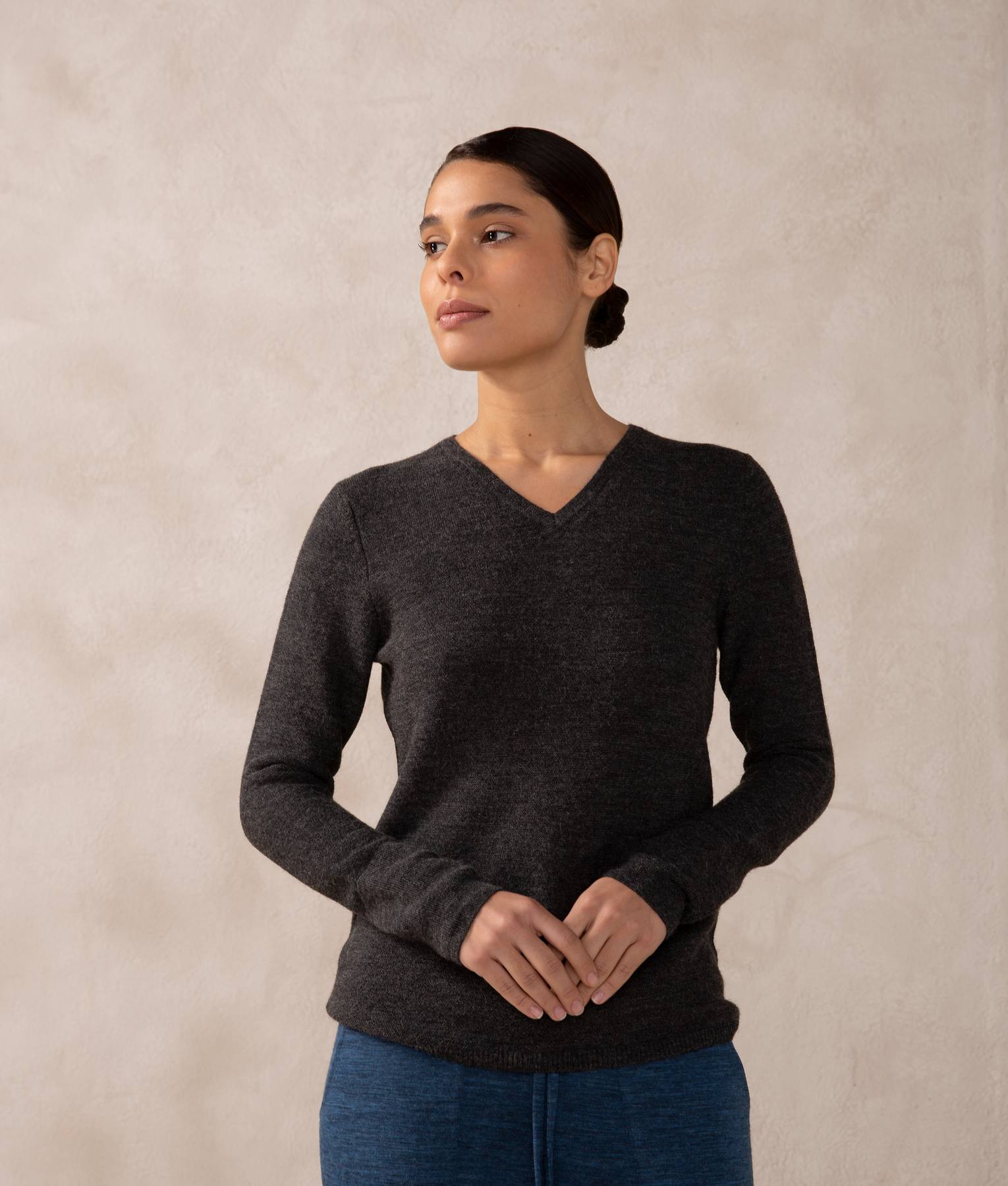 Soft & Cozy Baby Alpaca Wool Sweater for Women - Warm Winter Pullover for Casual Wear & Outdoor Activities