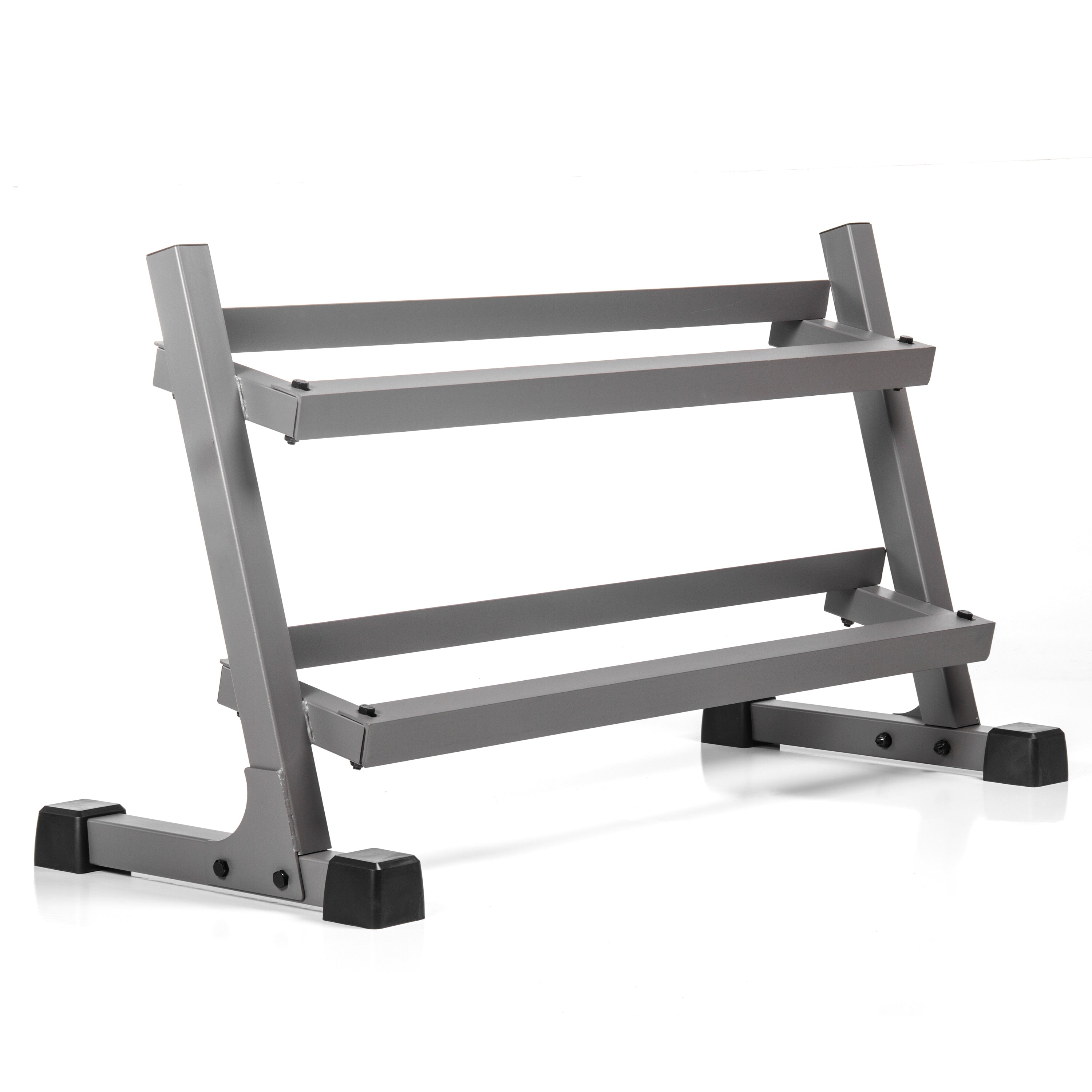 2 Tier Dumbbell Rack - Heavy Duty Dumbbell Organizer for Home Gym, Garage & Fitness Studio - Perfect for Weight Storage and Space Saving Workout Equipment Organization