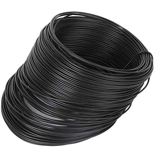 Black Galvanized Iron Wire Fasteners for DIY, Gardening, Electronics, Toys & Crafts - Durable and Versatile for Home Projects, Jewelry Making, and Repair Work