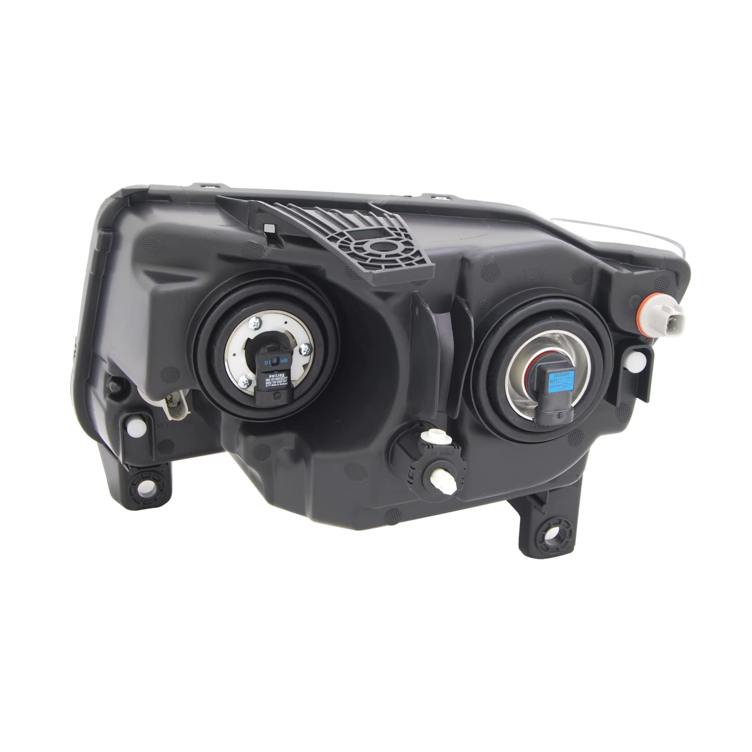 TYC Right Headlight Assembly Replacement for 2011-2013 Jeep Grand Cherokee - Perfect for Night Driving & Off-Road Adventures