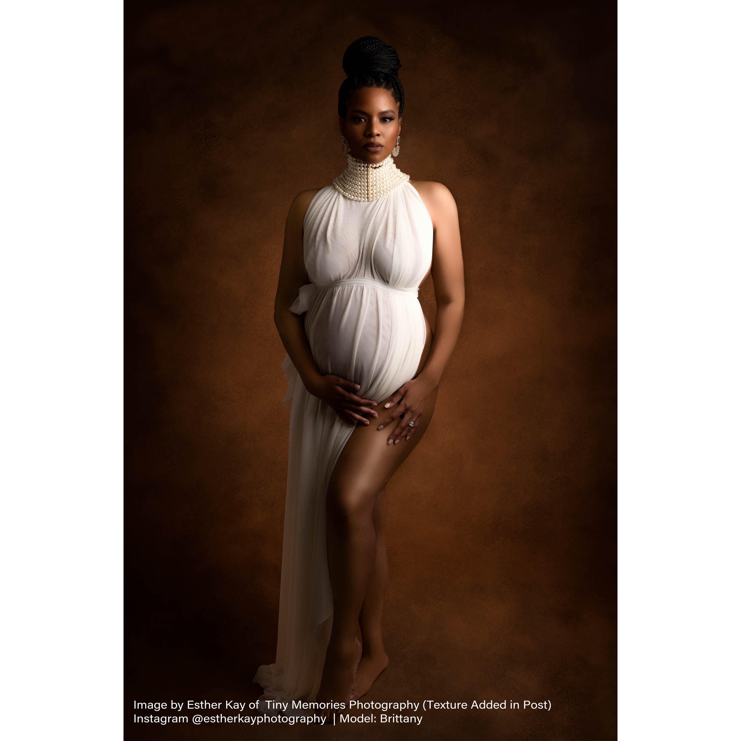 C49 Tan PMS4711C Fabric Skin for EasiFrame Curved Cyclorama System - Standard Frame | Photography Backdrop, Studio Background, Video Shoot Setup (Special Order)