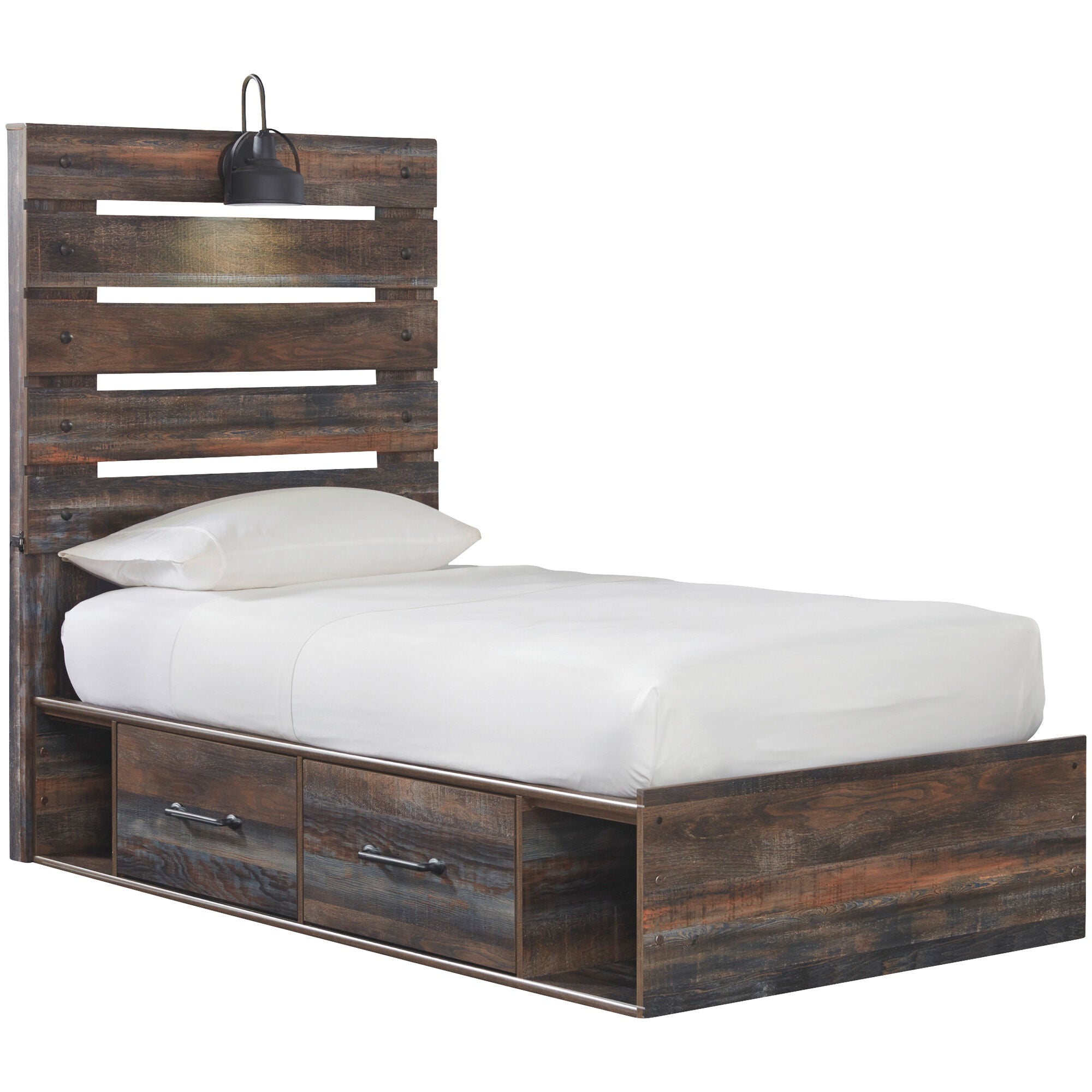 Drystan 4 Drawer Storage Bed Frame with Underbed Storage - Queen Size Platform Bed with Drawers for Bedroom Organization - Perfect for Small Spaces, Dorm Rooms & Guest Rooms