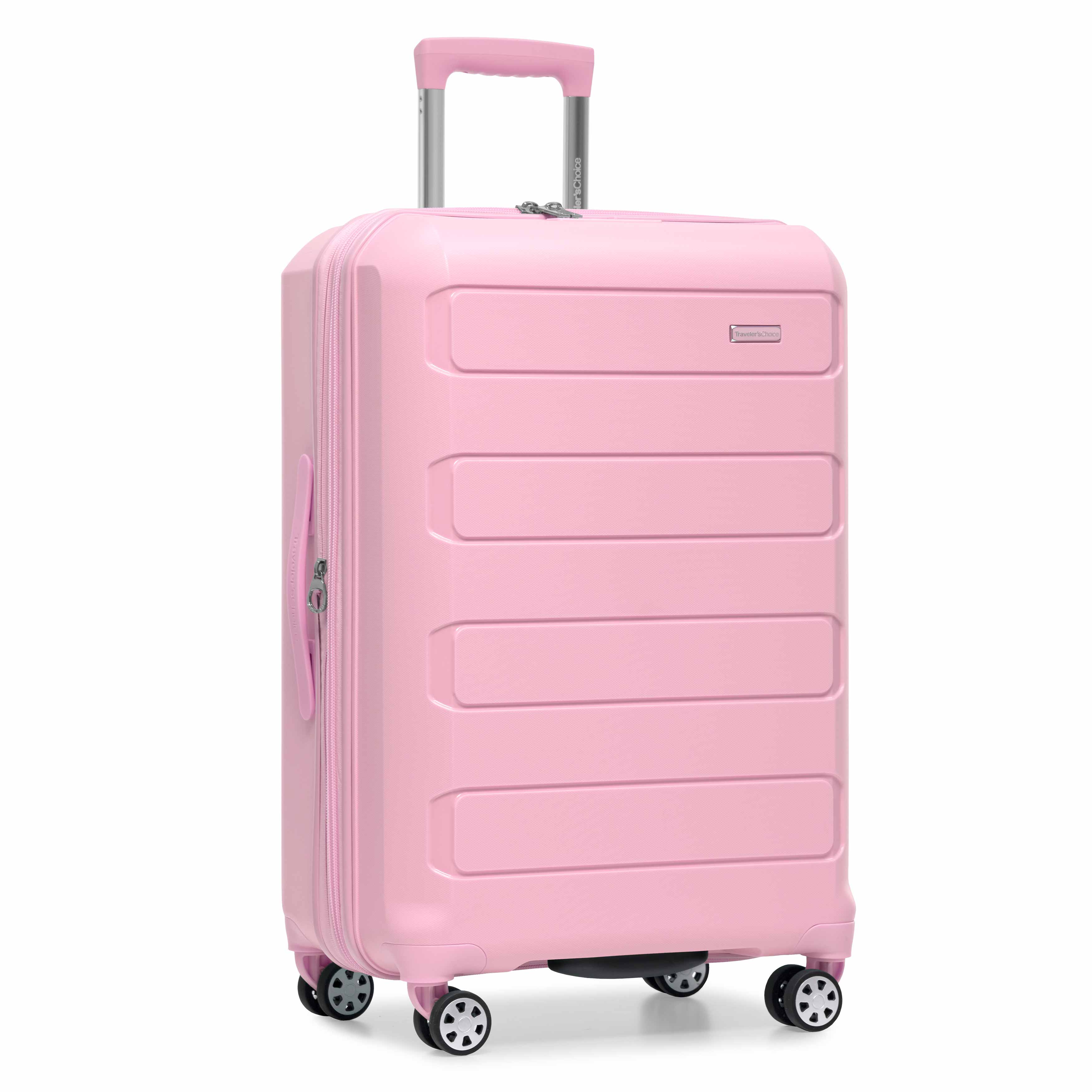 Pagosa Medium Checked Luggage - Lightweight Durable Suitcase for Travel, Business & Vacation - Spinner Wheels & TSA Lock - Perfect for Airplane Carry-On & Road Trips