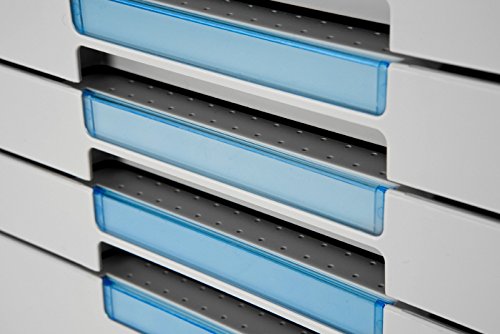 10-Drawer Locking File Cabinet with Key - Secure Storage for Office & Home - Organize Documents, Supplies & Essentials - Perfect for Desks, Closets & Workspaces