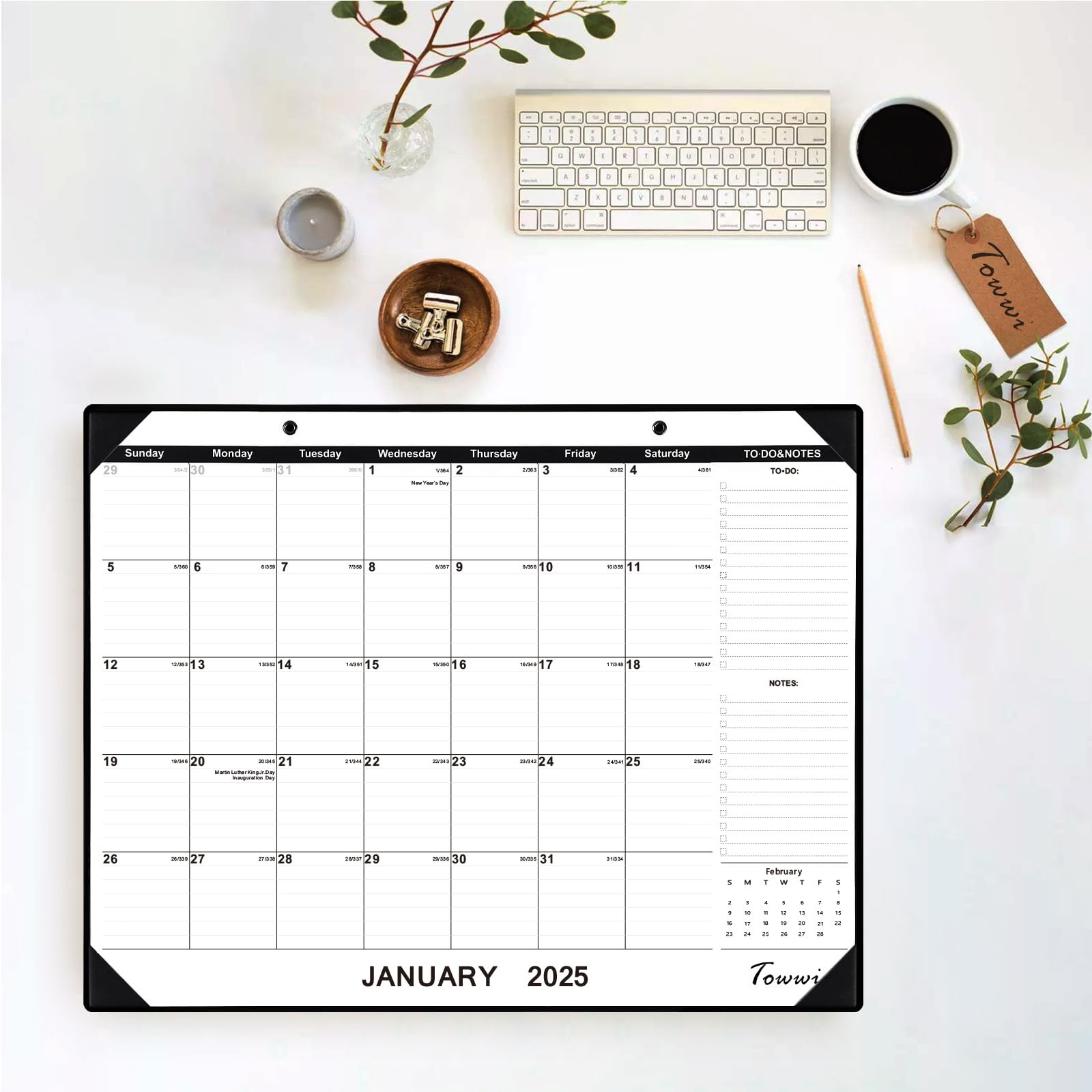 TOWWI 2025 Large Desk Calendar 22